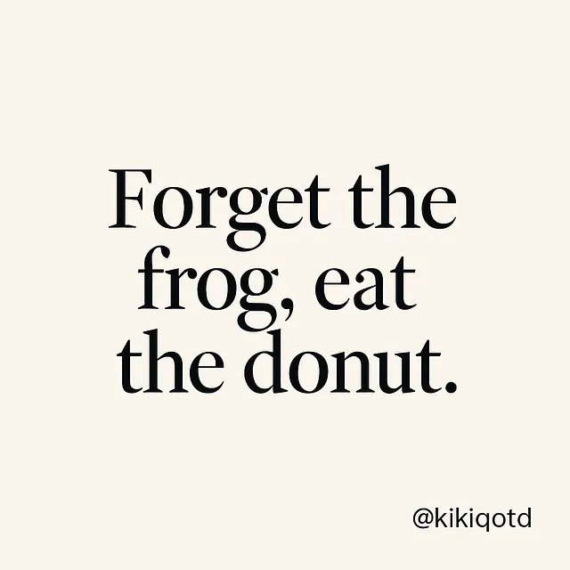 Selfie-style donut post on Instagram