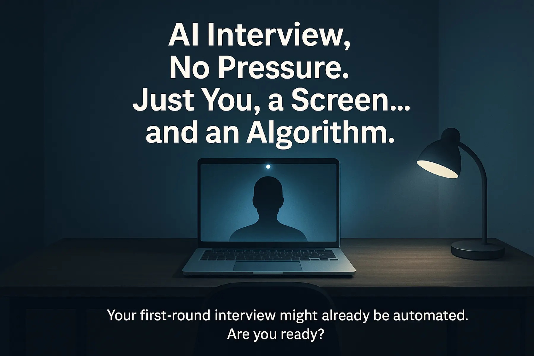 One-way AI interview illustration