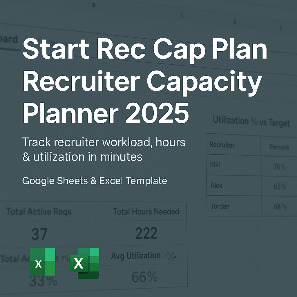 Recruiter Capacity Planner Cover